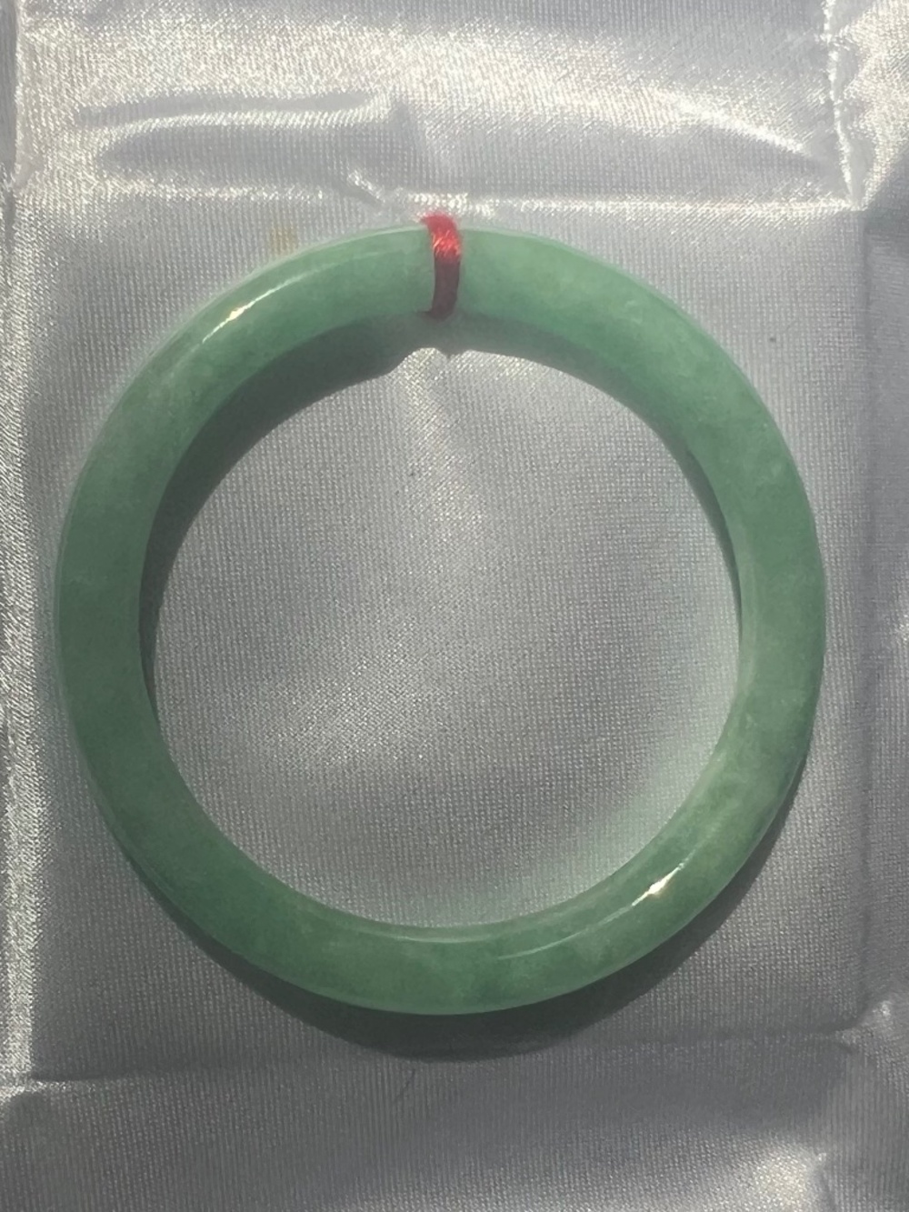 Brand New Original Grade A Green Jadeite Solid Bangle Bracelet 4